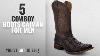 Lucchese Heritage Navarro Calf Leather Men's Cowboy Boots HL3503 NIB 8.5EE